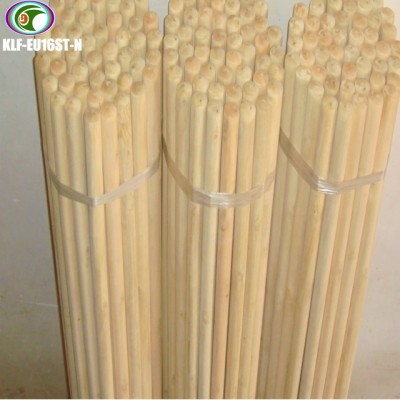 120*2.2cm or other size Double polished  eucalyptus wood plain wooden brooms mops brushes dustpans sticks with Italian thread