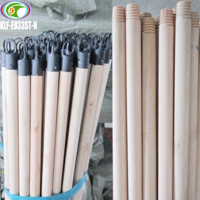 120*2.2cm or other size Double polished natural wooden brooms mops brushes dustpans sticks with Italian thread flat cut